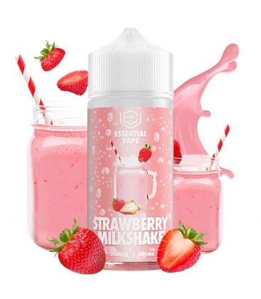 Aroma Strawberry Milkshake 30ml/120 (Longfill) - Essential Vape by Bombo