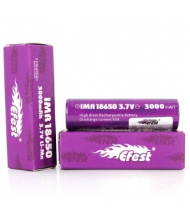 Batería Efest IMR18650 3000mAh 35A