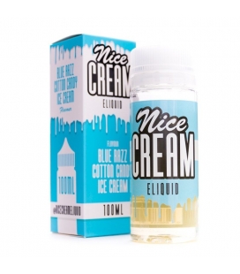 Blue Razz Cotton Candy Ice Cream 100ml - Nice Cream