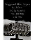 STAGGERED ALIEN STAPLE 0.15 - RICK VAPES