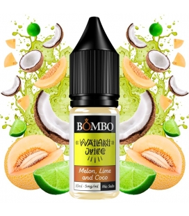 Melon Lime & Coco 10ml - Wailani Juice Nic Salts by Bombo