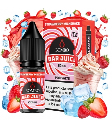 Strawberry Milkshake Ice 10ml - Bombo Bar Juice