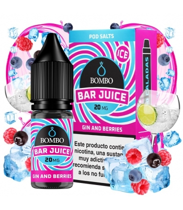 Gin & Berries Ice 10ml - Bombo Bar Juice