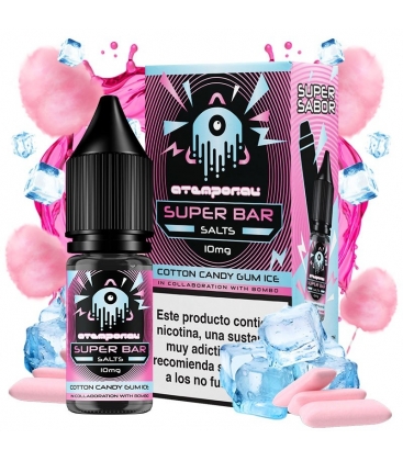 Cotton Candy Gum Ice 10ml - Atemporal Super Bar Salts by The Mind Flayer
