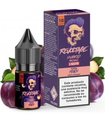 Purple Peach 10ml - Revoltage Hybrid Nic Salts