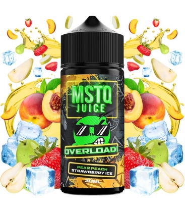 Aroma Pear Peach Strawberry Ice 30ml (Longfill) - MSTQ Juice Overload