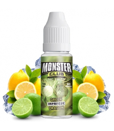 Green Japanese Dragon 10ml - Monster Club Nic Salts