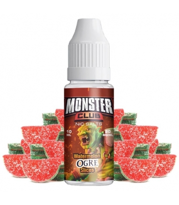 Watermelon Ogre Slices 10ml - Monster Club Nic Salts