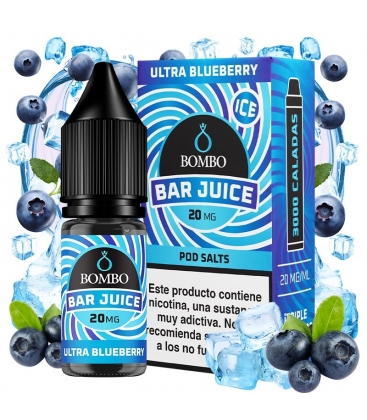 Ultra Blueberry Ice 10ml - Bombo Bar Juice