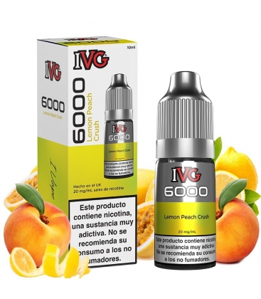 Lemon Peach Crush 10ml - IVG 6000