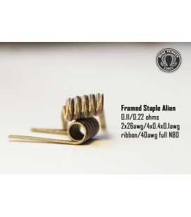 FRAMED STAPLE ALIEN FULL NI80 0.22/0.11 - BACTERIO COILS